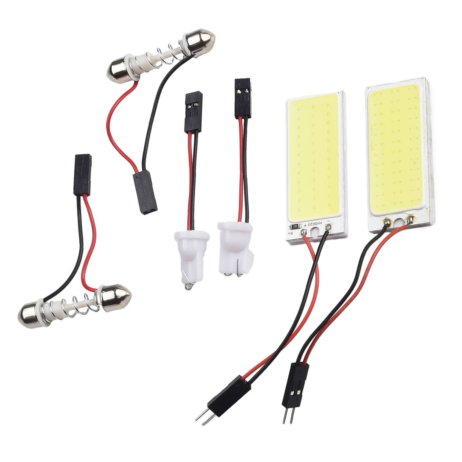 2pcs 12V Xenon HID White 36-COB LED Dome Map Light Bulbs Car Interior Panel Lamp - Picture 1 of 19