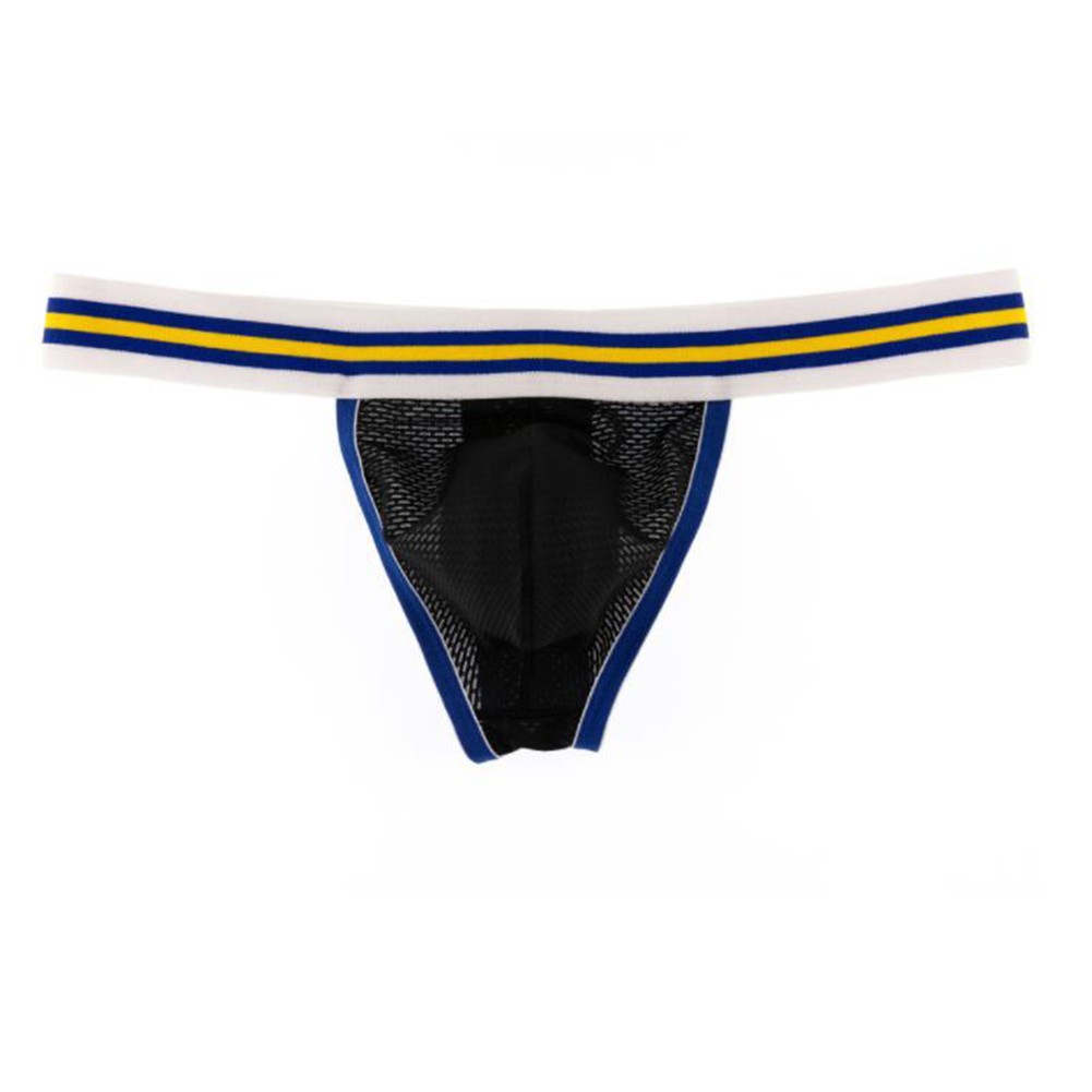 Daily Thong Underwear Polyester Stripe Bulge Pouch G-String Comfortable - Picture 23 of 45