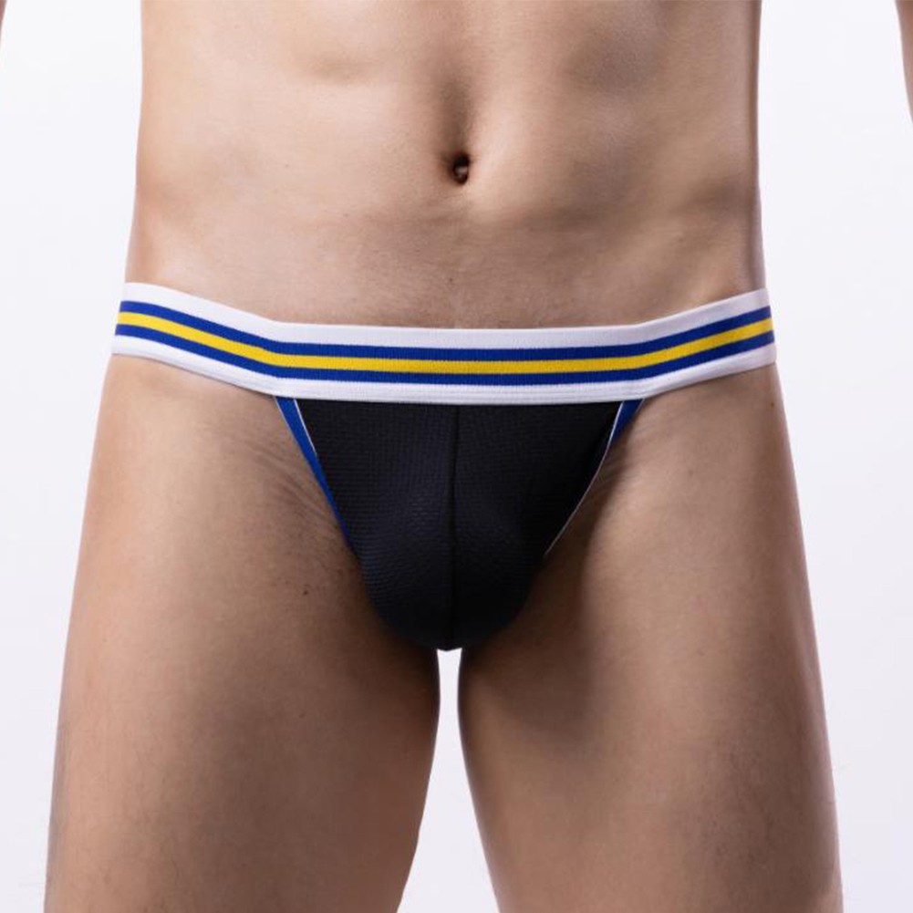 Daily Thong Underwear Polyester Stripe Bulge Pouch G-String Comfortable - Picture 25 of 45