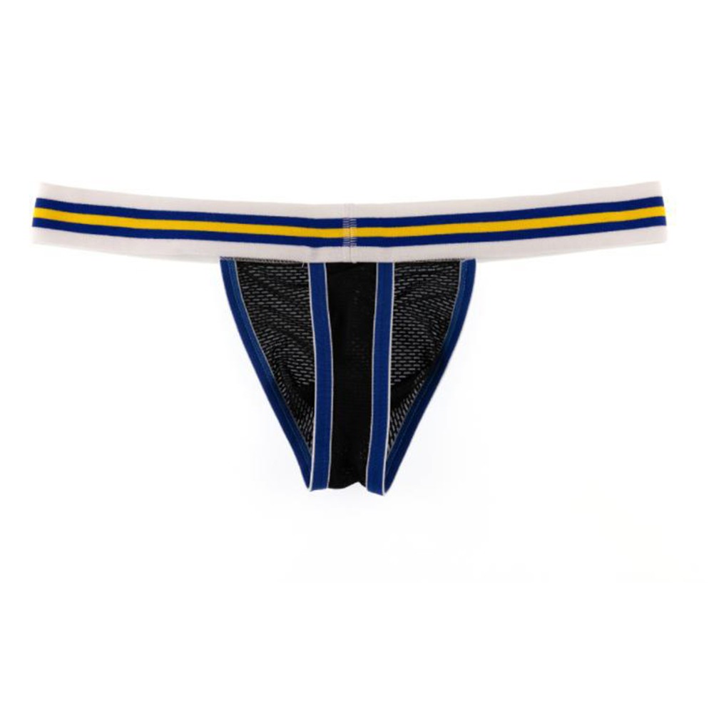 Daily Thong Underwear Polyester Stripe Bulge Pouch G-String Comfortable - Picture 24 of 45