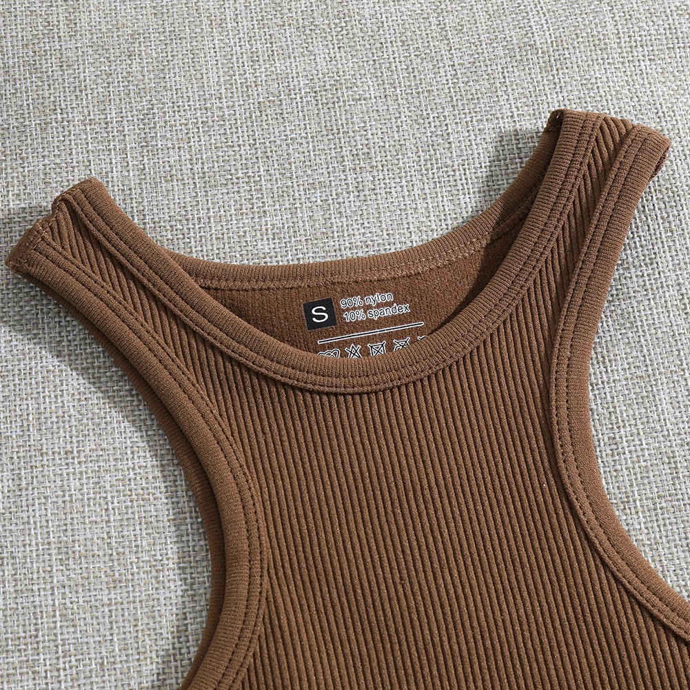 Sexy Sports Crop Top Women Fitness Yoga Tank Gym Vest Seamless Sweatshirt - Picture 20 of 32