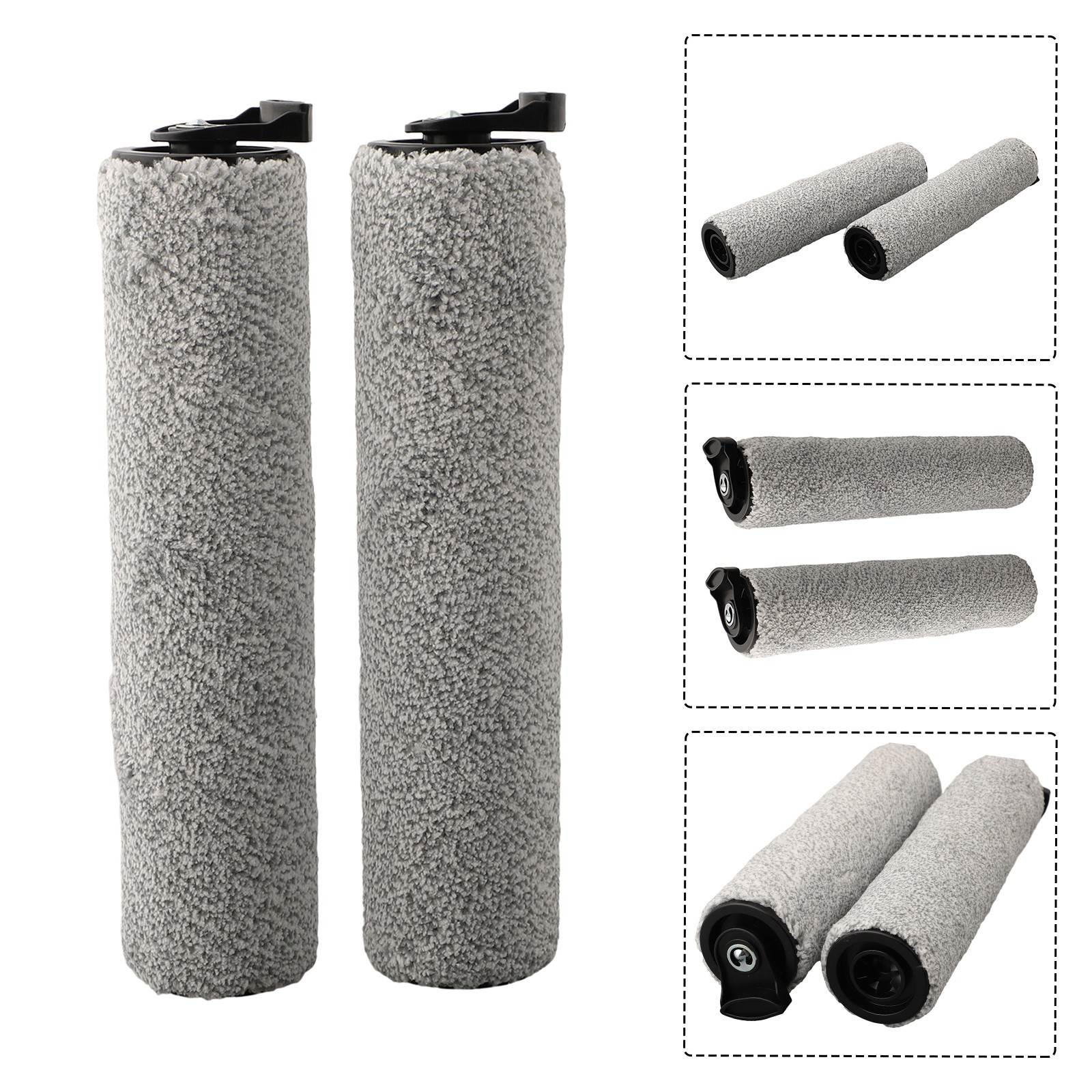 2 Pack Roller Brush For Tineco For IFLOOR 2 Wet Dry Cordless Vacuum - Bild 2 von 23