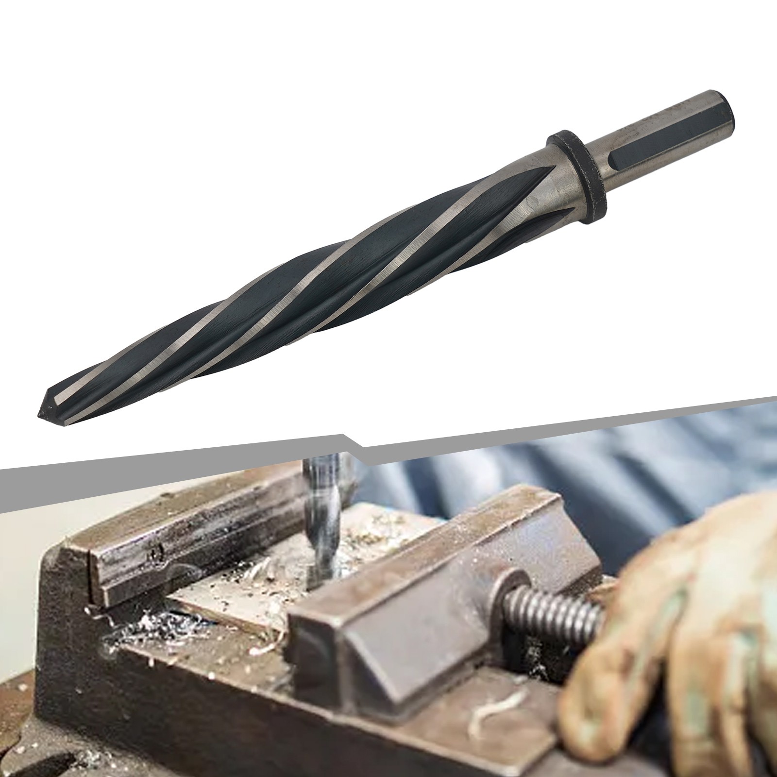 Bridge Reamer Bit with 12 Inch Spiral Flute for Metal Drilling and économies Reaming