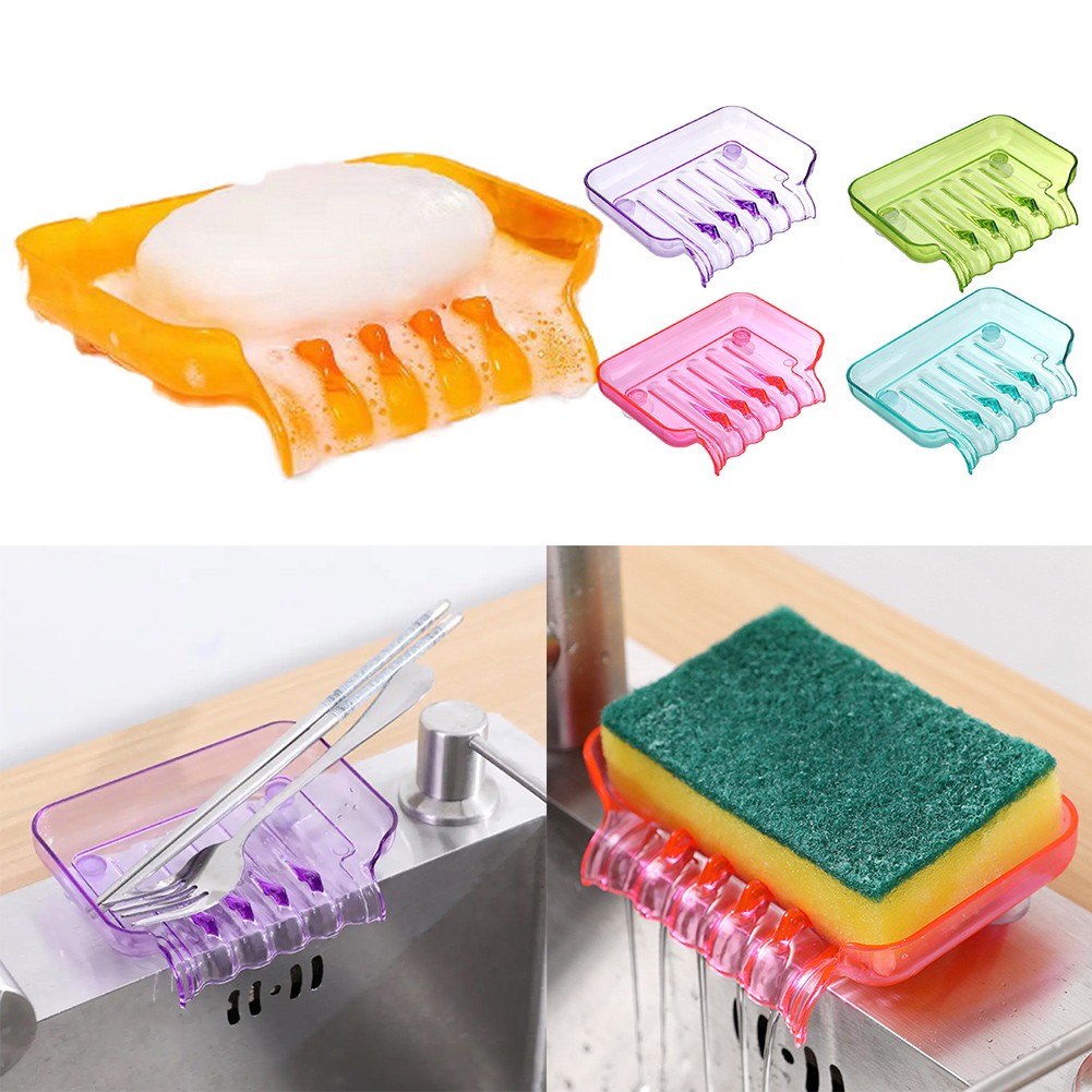 Creative Soap Box officiel Plastic Bathroom Accessories Creative Soap Box Kitchen Shower
