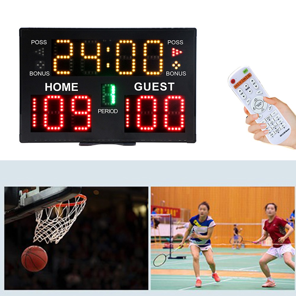 Wall Mountable LED Digital Scorer for Basketball Perfect for Indoor & Outdoor - Picture 13 of 20
