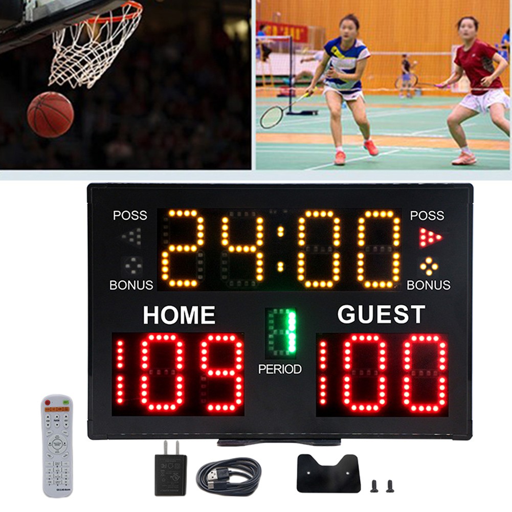 Wall Mountable LED Digital Scorer for Basketball Perfect for Indoor & Outdoor - Picture 14 of 20