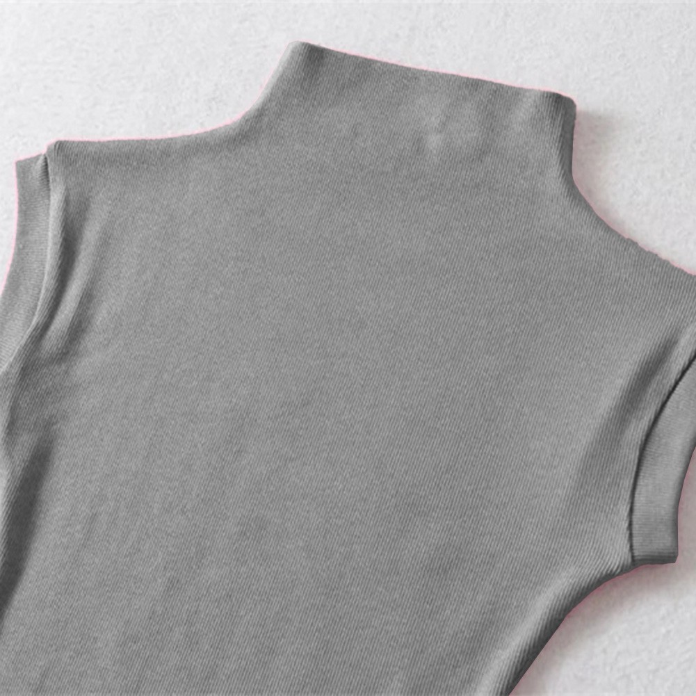 Stylish and Sexy Short Sleeved Turtleneck Top Women's Pure Lust T Shirt - Picture 37 of 50
