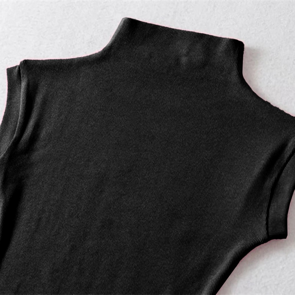 Stylish and Sexy Short Sleeved Turtleneck Top Women's Pure Lust T Shirt - Picture 21 of 50