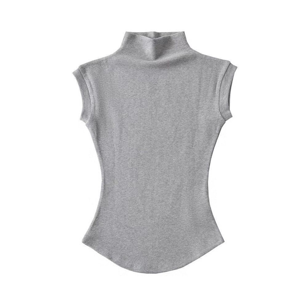 Stylish and Sexy Short Sleeved Turtleneck Top Women's Pure Lust T Shirt - Picture 35 of 50
