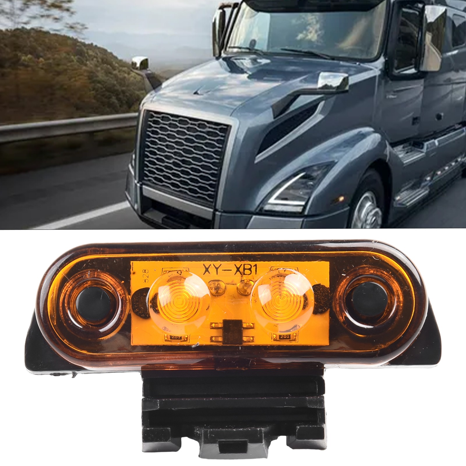 Luces de techo cabina luz de techo 12V ABS LED lámpara de señal para VOLVO ser - Imagen 15 de 34