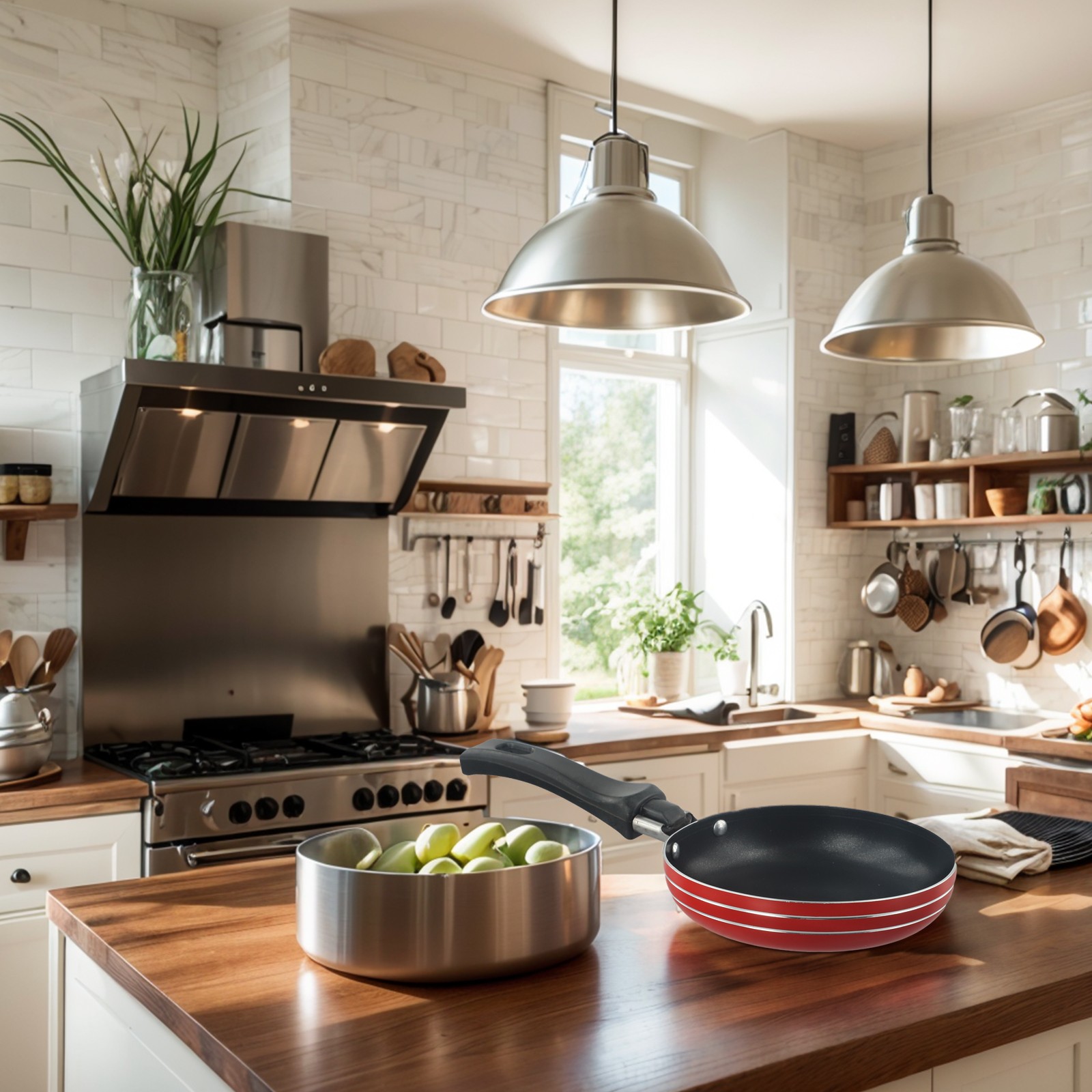 Padella Casseruola Mini Antiaderente Colore Casuale Acciaio Inox Padella Nuova - Foto 42 di 48