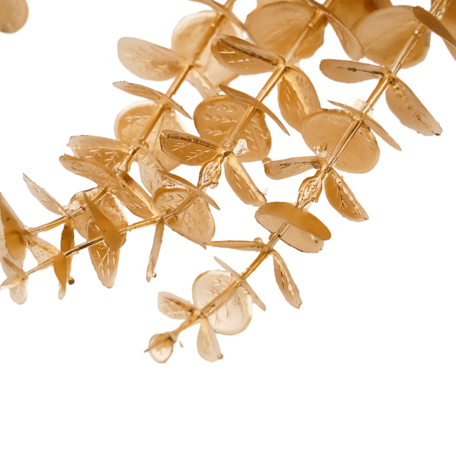 Ventaglio oro foglia fiore simulato simulato 1pz accessori regali creativi - Imagen 20 de 42