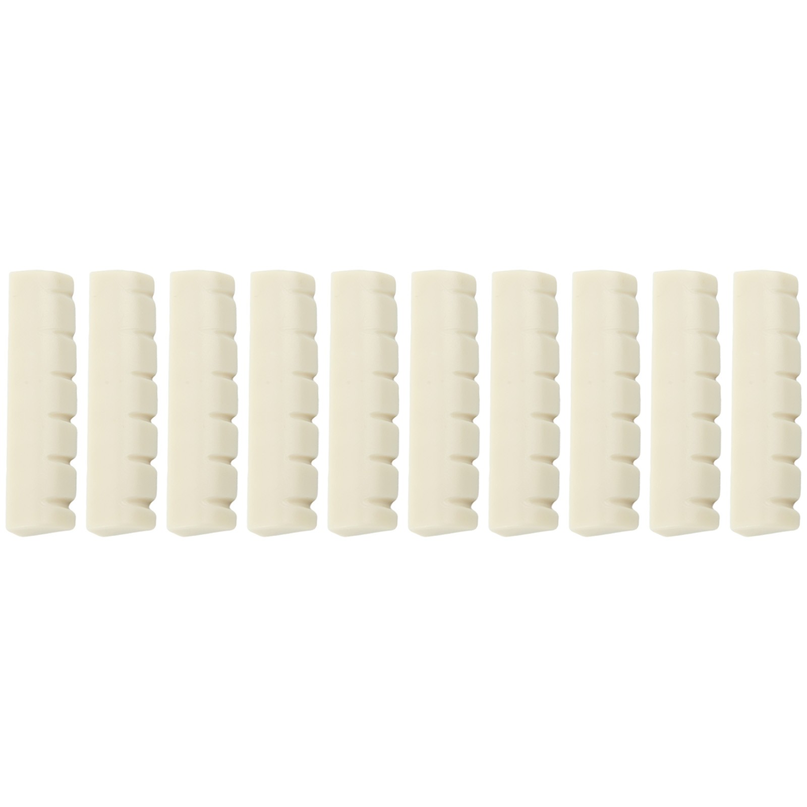 Sillín de tuerca de hueso para guitarra 10 piezas blanco 43x6x8,4 mm accesorios de 6 cuerdas - Imagen 24 de 24