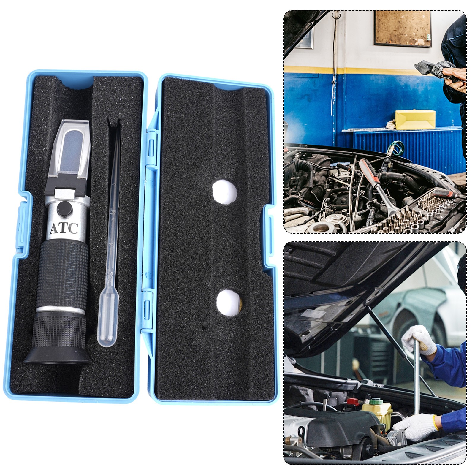 Refractometer For Battery Testing FLUID TESTER REFRACTOMETER ATC Refractometer Battery Tester Fluid ...