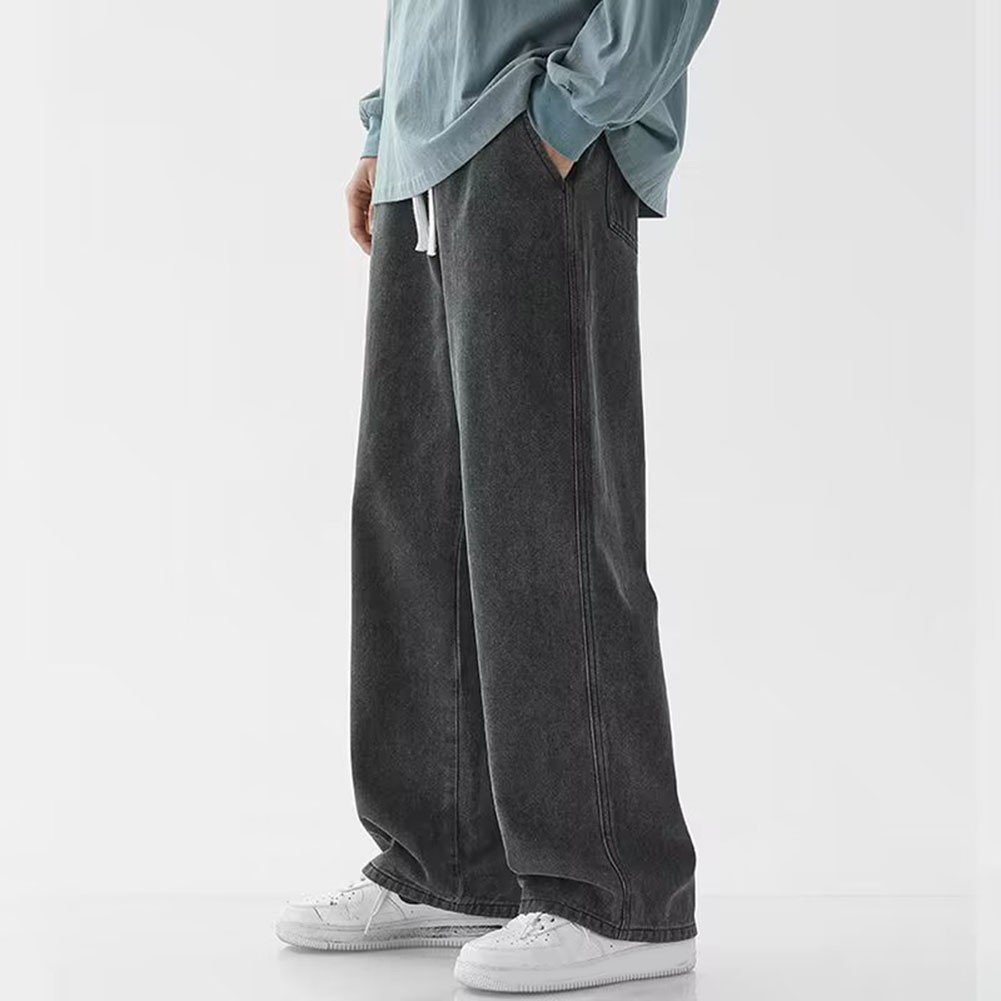 Straight Loose Pants Fashion Trousers Neutral Jeans Affordable Fashion