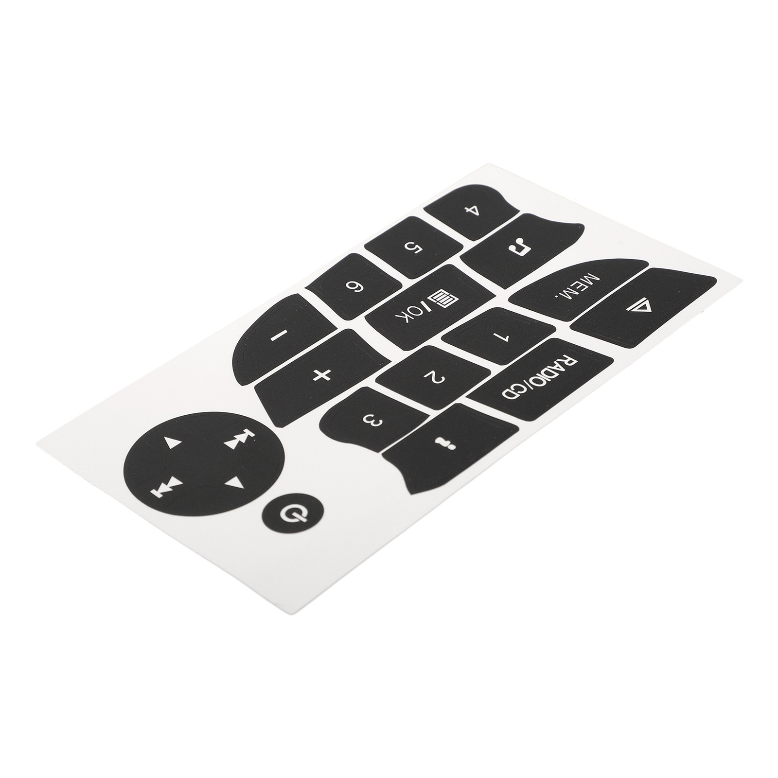 Radio Button Repair Sticker Decal Getragen Knopf Schalter For Renault Repair - Picture 11 of 13