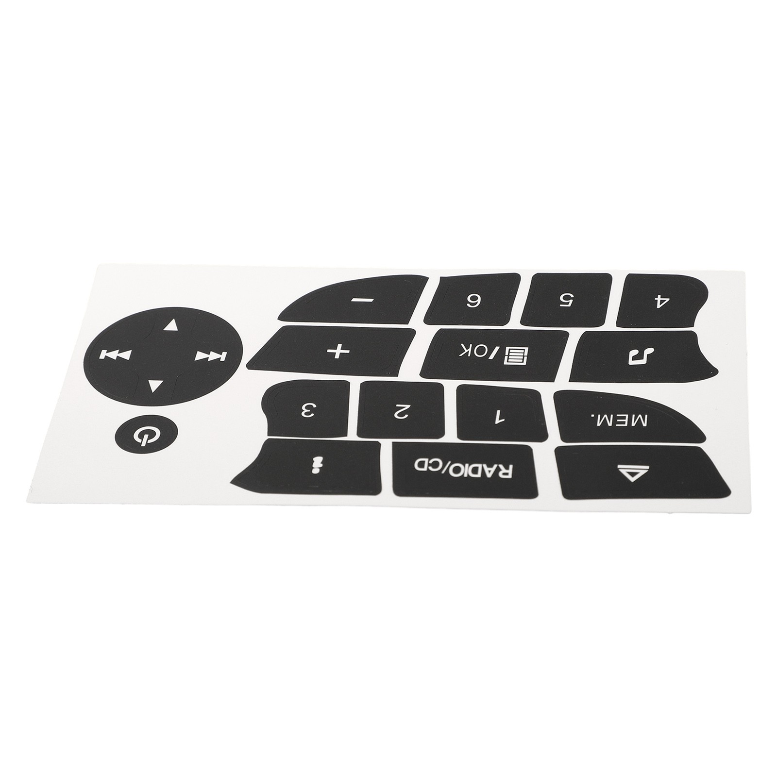 Radio Button Repair Sticker Decal Getragen Knopf Schalter For Renault Repair - Picture 10 of 13