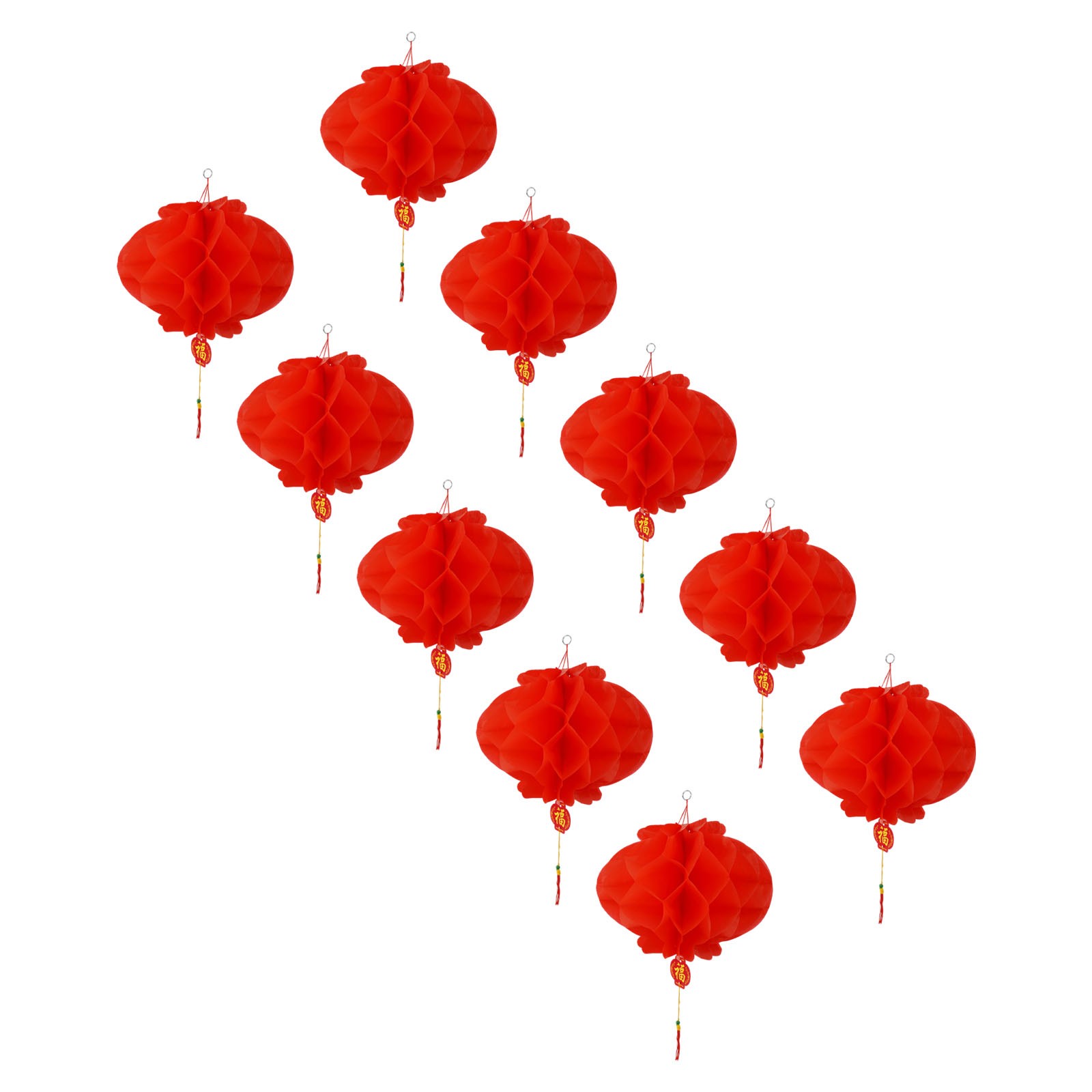 Red Lanterns Paper Lanterns Traditional Chinese New Year Paper Lanterns - Picture 19 of 26
