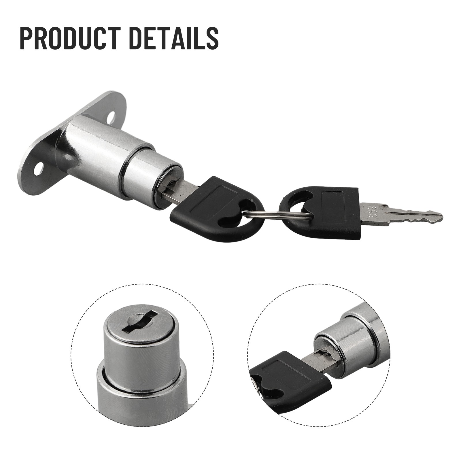 Single Open Door Latch Security Sliding Sliver 1pcs Wardrobe 23mm/32mm - Bild 30 von 47