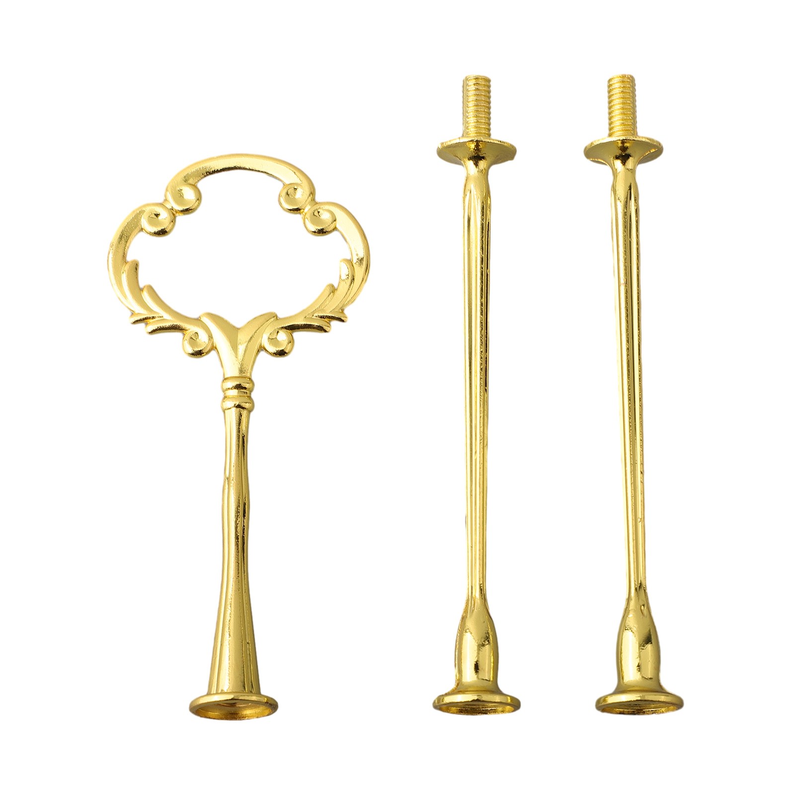 Practical and Functional Cake Plate Stand Cupcake Fittings Silver Golden - Picture 39 of 61