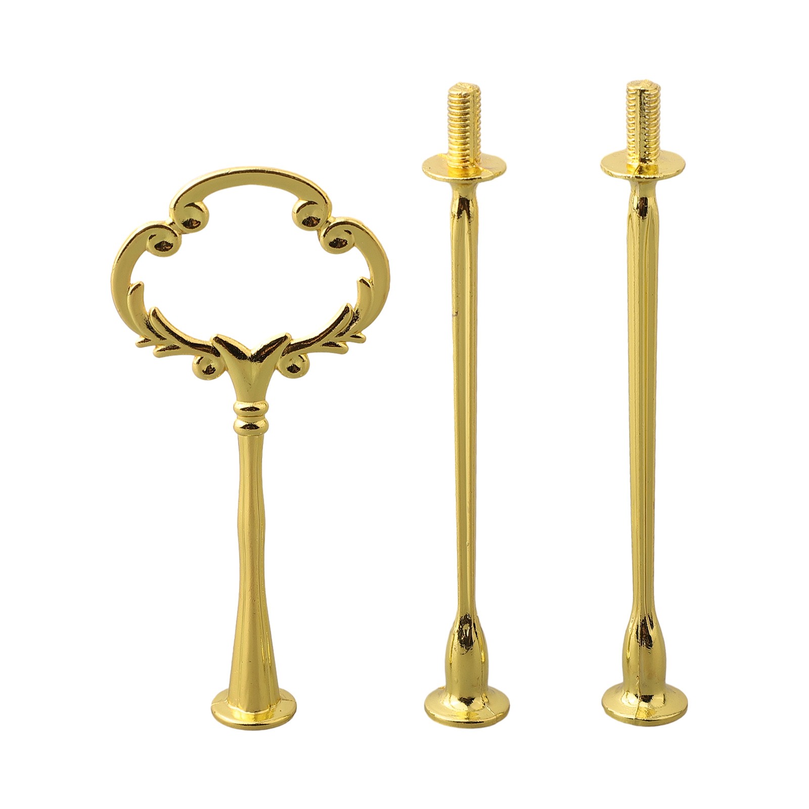 Practical and Functional Cake Plate Stand Cupcake Fittings Silver Golden - Picture 45 of 61