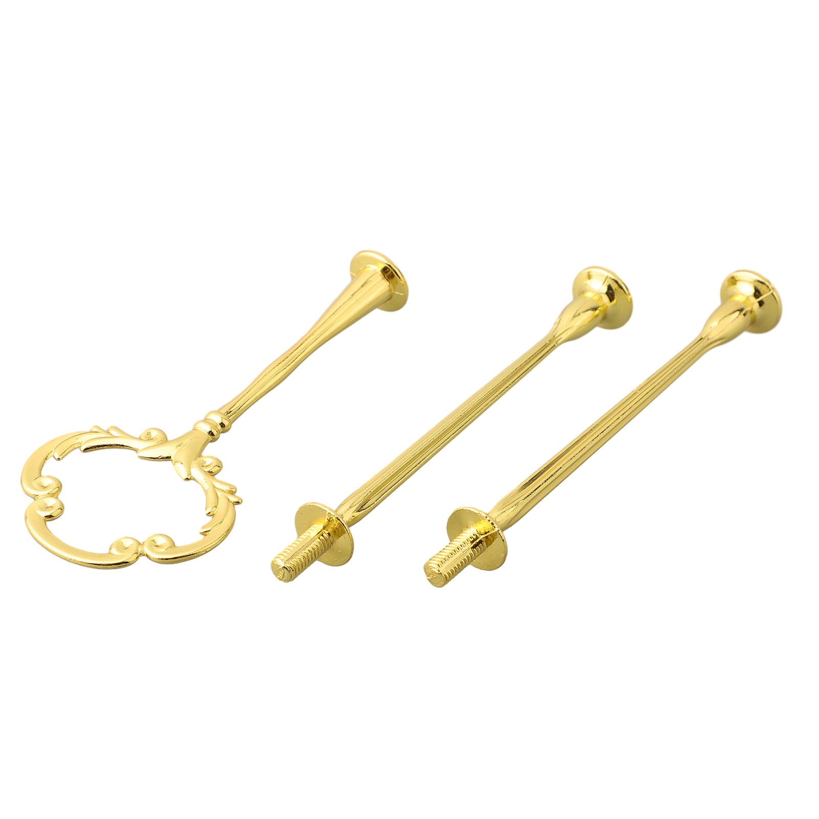 Practical and Functional Cake Plate Stand Cupcake Fittings Silver Golden - Picture 46 of 61