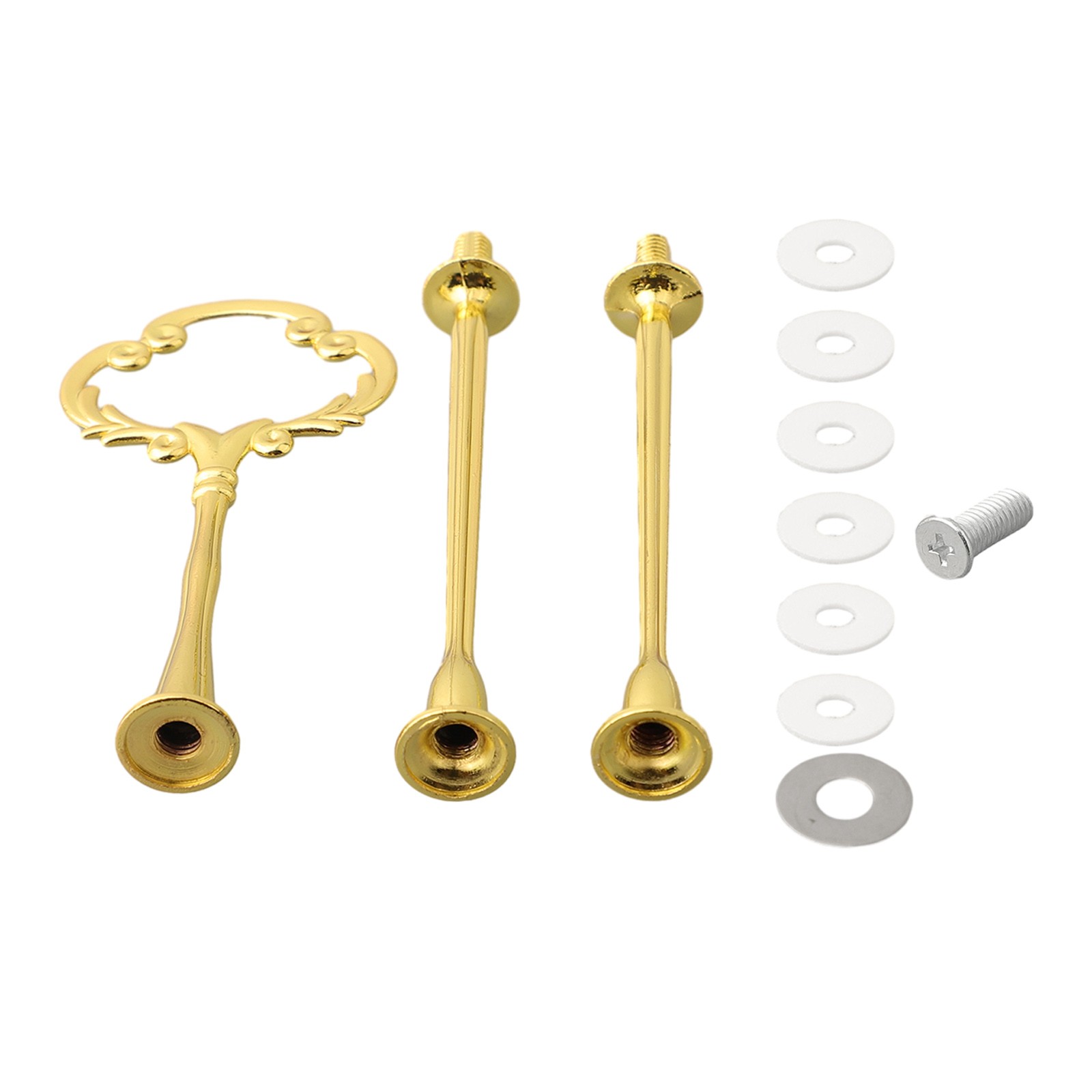 Practical and Functional Cake Plate Stand Cupcake Fittings Silver Golden - Picture 41 of 61