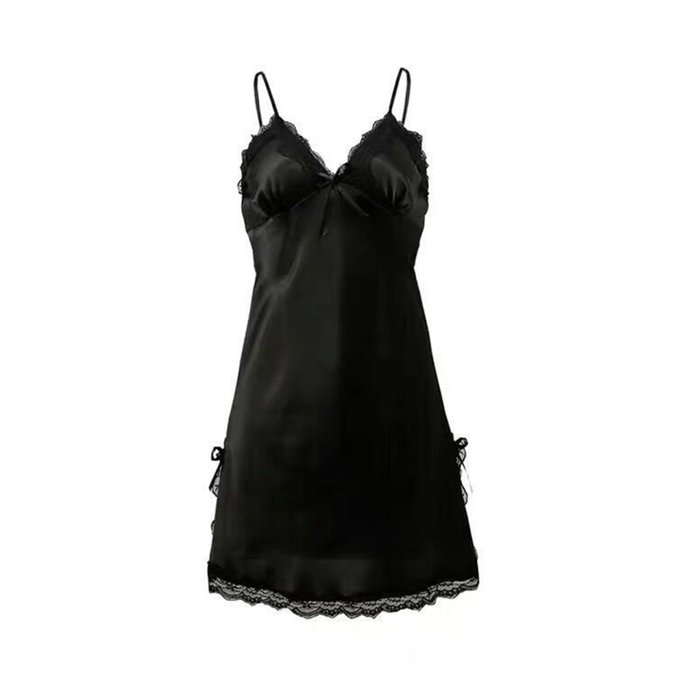 Sexy Pyjama Sexy Unterwäsche Damen Nachthemd Polyester Reine Lust Schwarz - Bild 25 von 25
