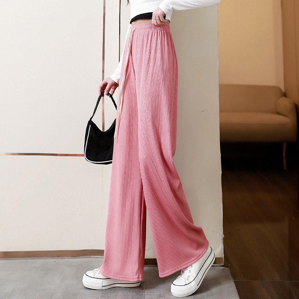 Blue Office Lady Drawstring Pants for Women Perfect soldes for Work and Leisure