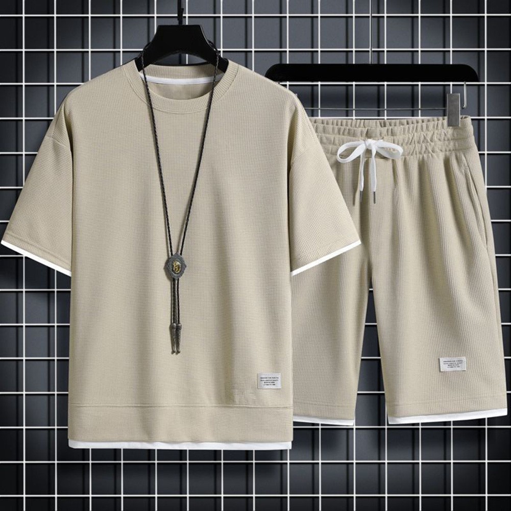 Shirt Set Sports Suit Casual offres Fashion Male Men Shorts T-Shirt Brand New