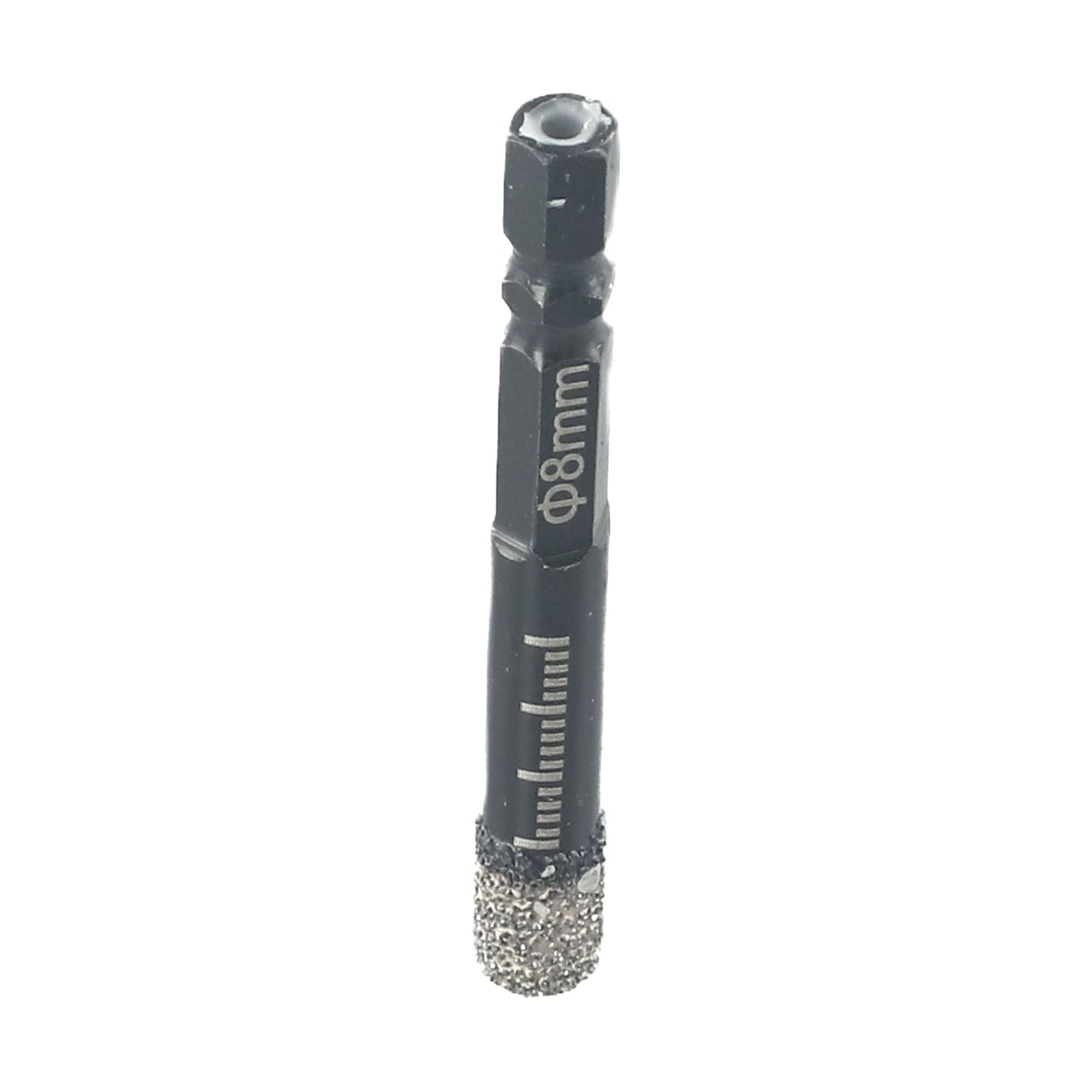 Long Lasting Hex Shank Diamond Dry Drill Bits for Hard Materials 68/10/12/14mm