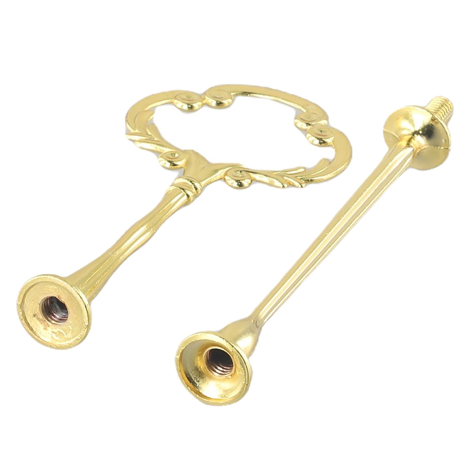 Practical and Functional Cake Plate Stand Cupcake Fittings Silver Golden - Picture 28 of 61