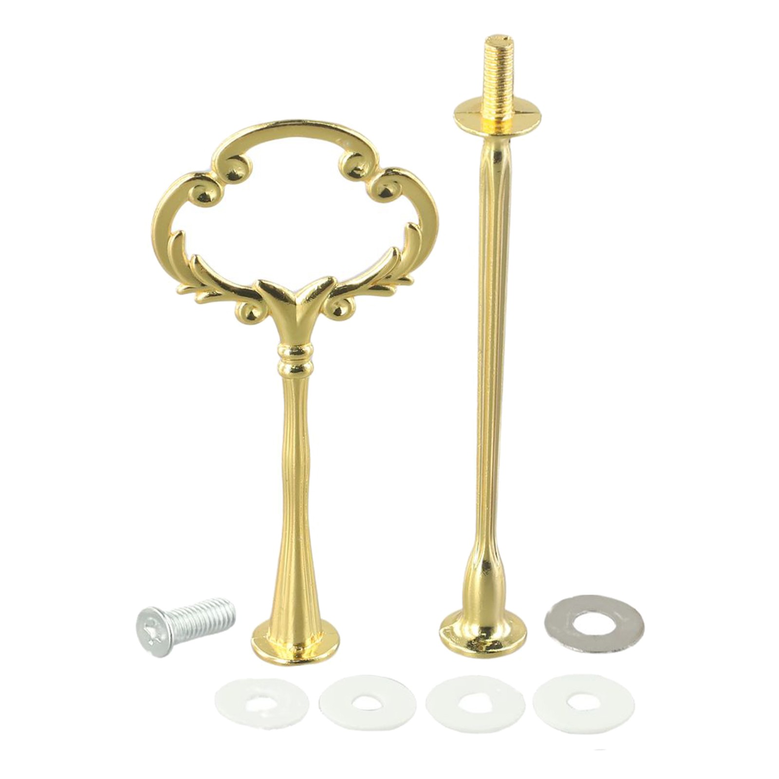Practical and Functional Cake Plate Stand Cupcake Fittings Silver Golden - Picture 32 of 61
