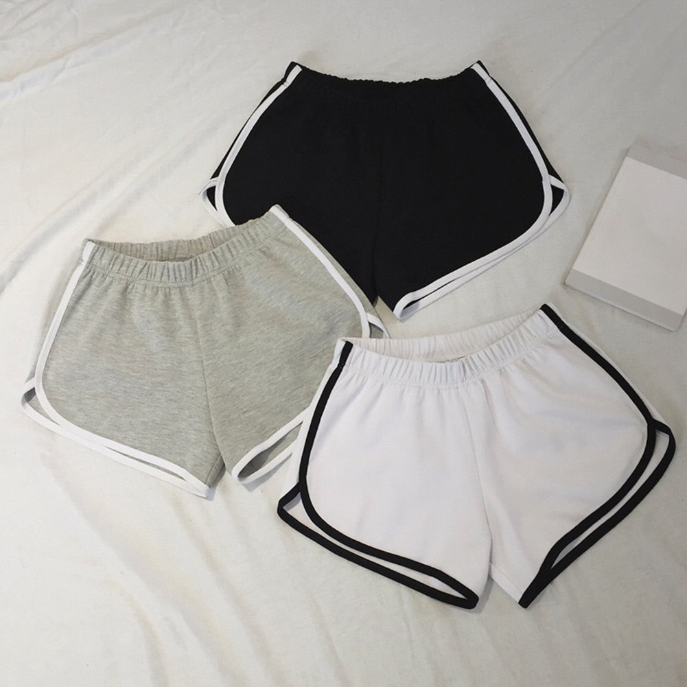 Short de sport femme d��contract�� taille ��lastique tendance pantalon correndo - Picture 24 of 60