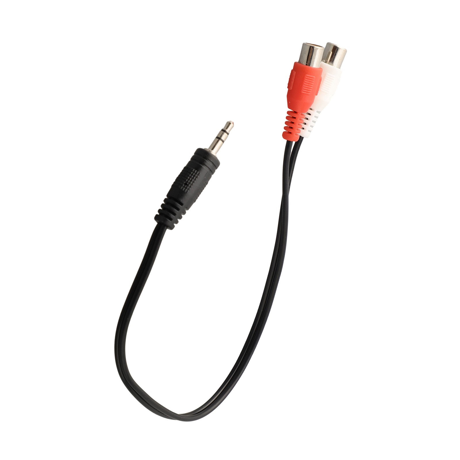 For iPad Audio cable Gold 1/8 Stereo Female For iPhone Jack To 2 Male Practical - Photo 7/12
