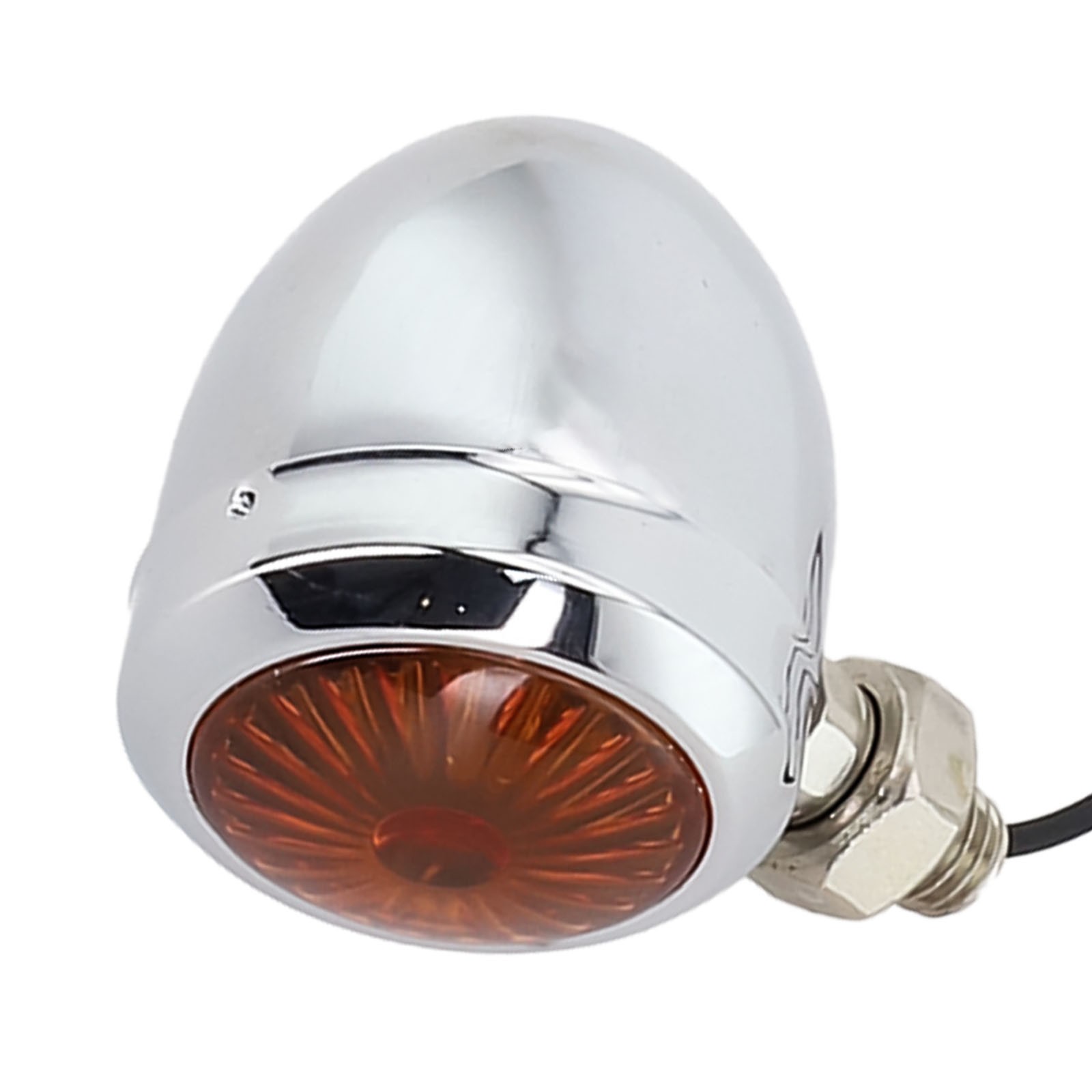 Improve Your Motorcycle's Safety with Chrome Amber Turn Signal Lights (2Pcs) - Picture 14 of 14