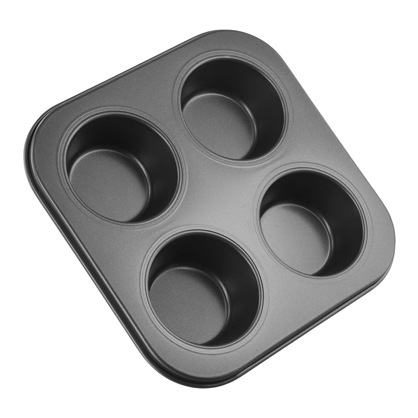 Formato perfetto per cottura stampo per cupcake in silicone 4 tazze antiaderente stampi per torte - Foto 17 di 36