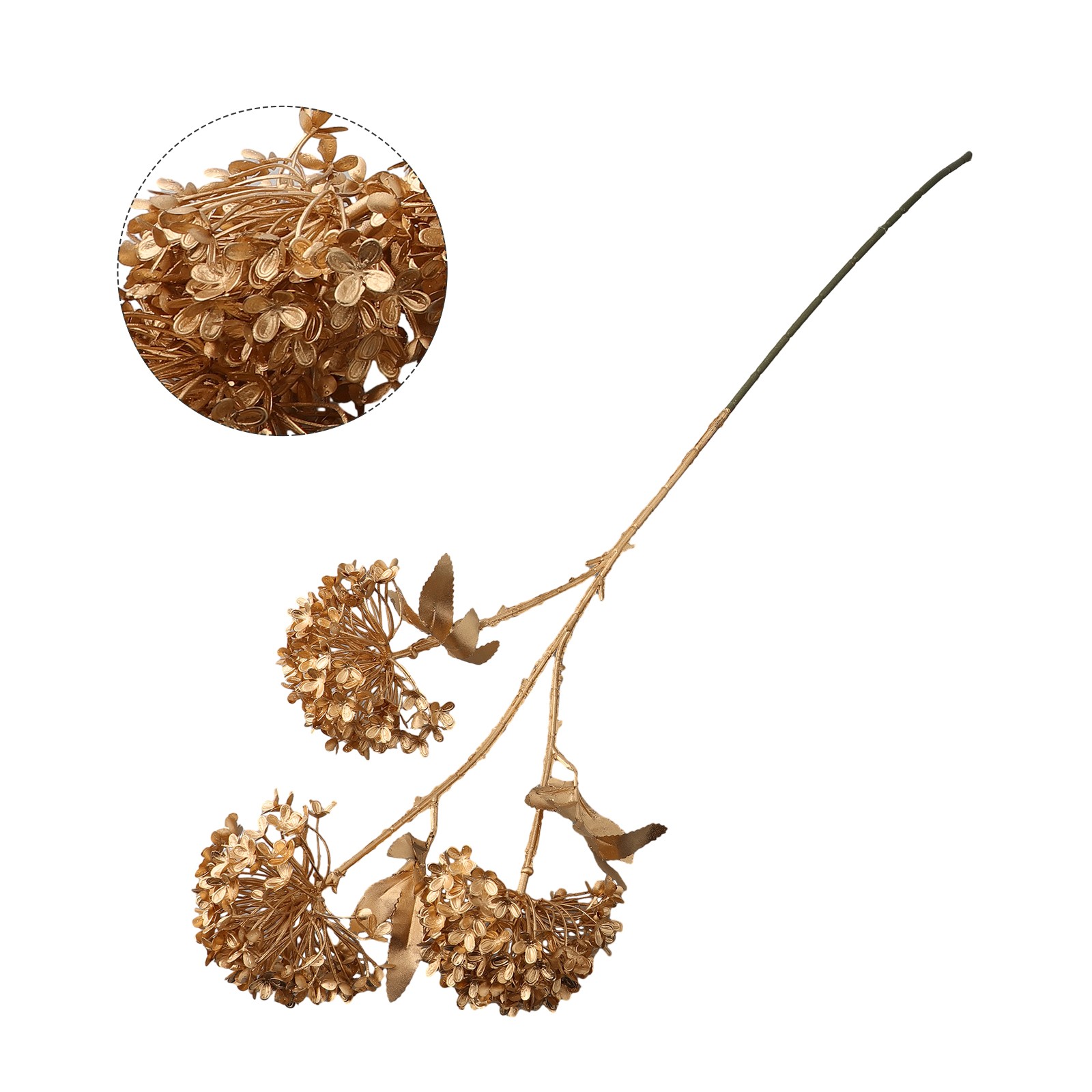 Ventaglio oro colore oro foglia simulato fiore decorazione simulata regali creat - Imagen 36 de 42