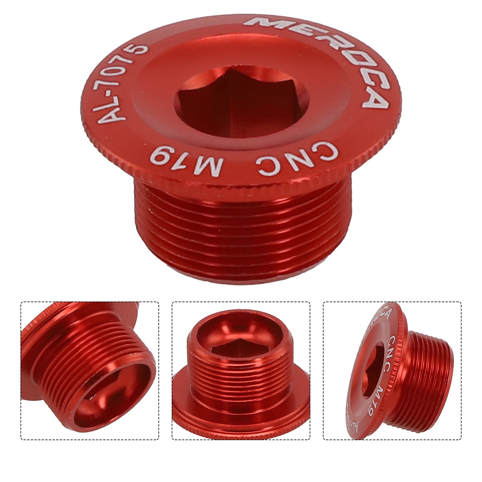 1x Cubierta de manivela de bicicleta Soporte inferior de manivela Tapa Tornillo M18/M19/M20 - Imagen 20 de 26