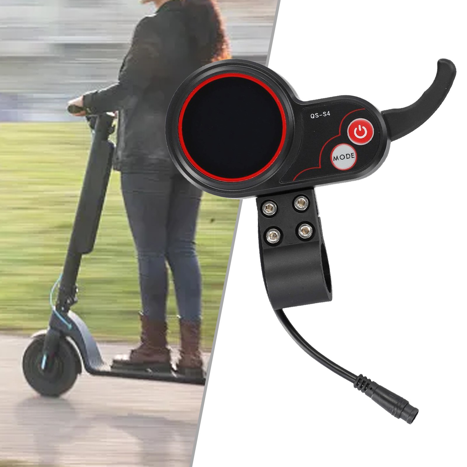 For Zero Electric Scooter Accessories 36V-72V QS-S4 6-Pin Color Screen Power New - Picture 26 of 47