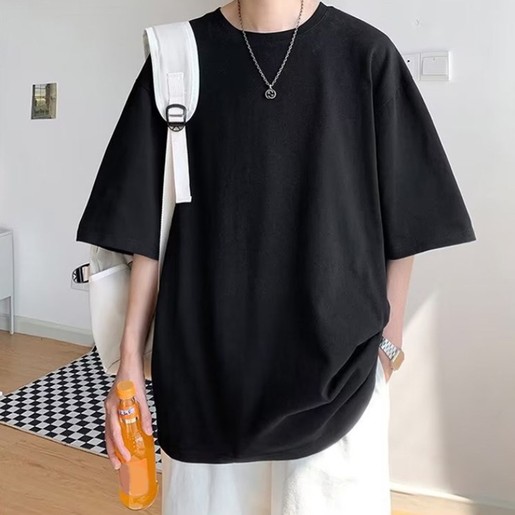 Comfy Beach Club Daily T-Shirt Tops Comfortable Loose Tops Male Men O Neck - Picture 13 of 27