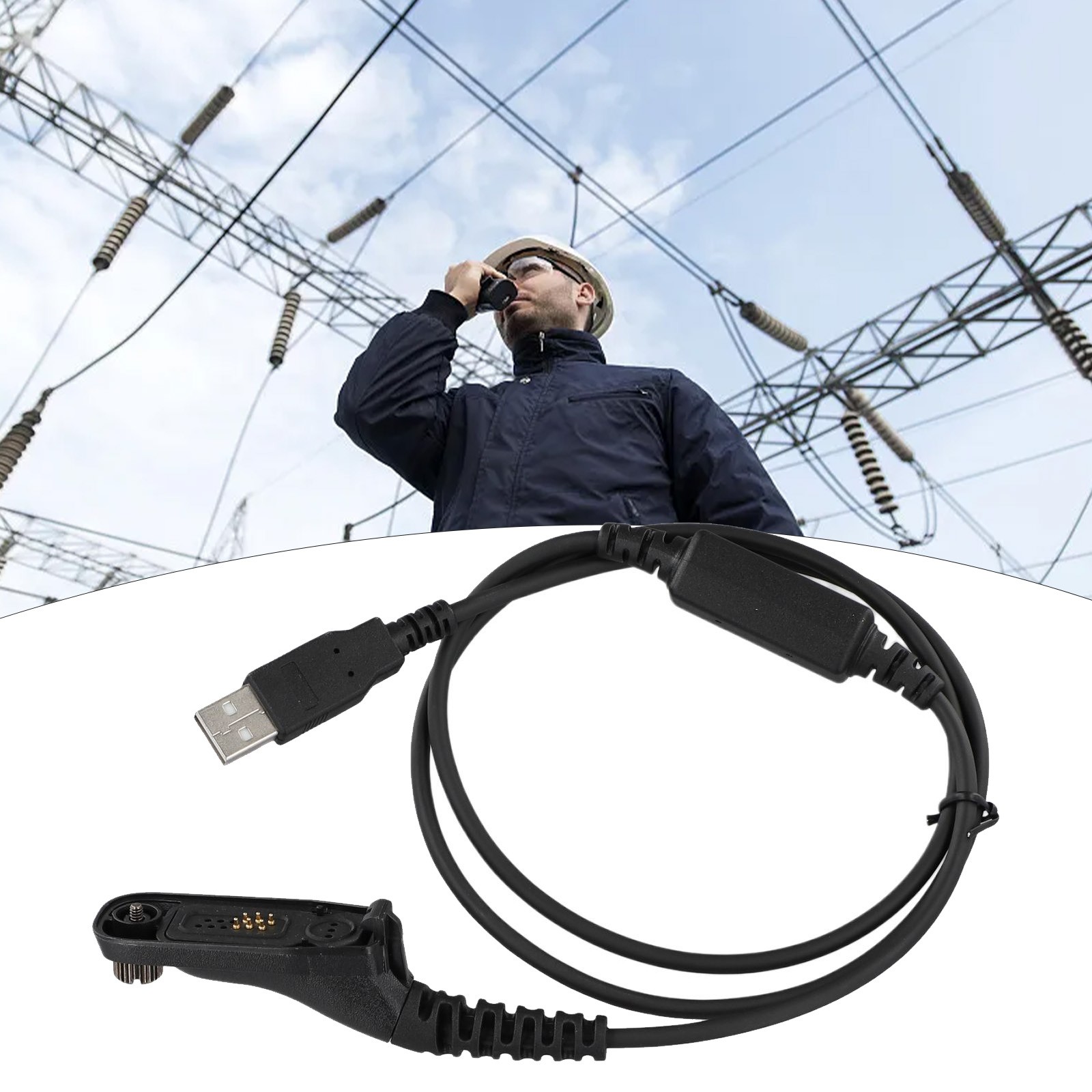 Enhanced Performance USB Programming Cable for Motorola Two Way Radios - Zdjęcie 10 z 12