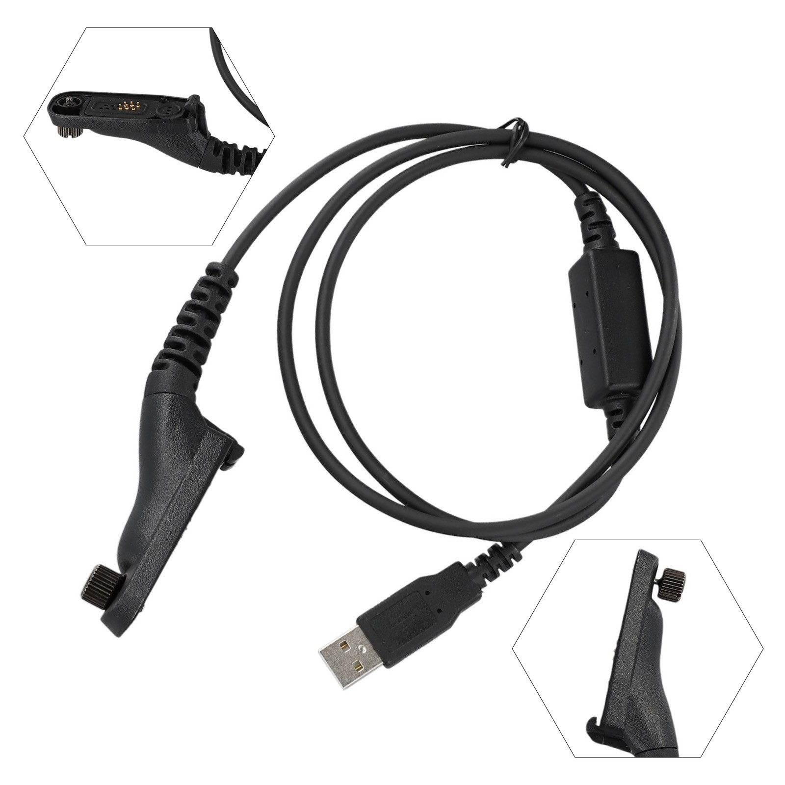 Enhanced Performance USB Programming Cable for Motorola Two Way Radios - Zdjęcie 5 z 12