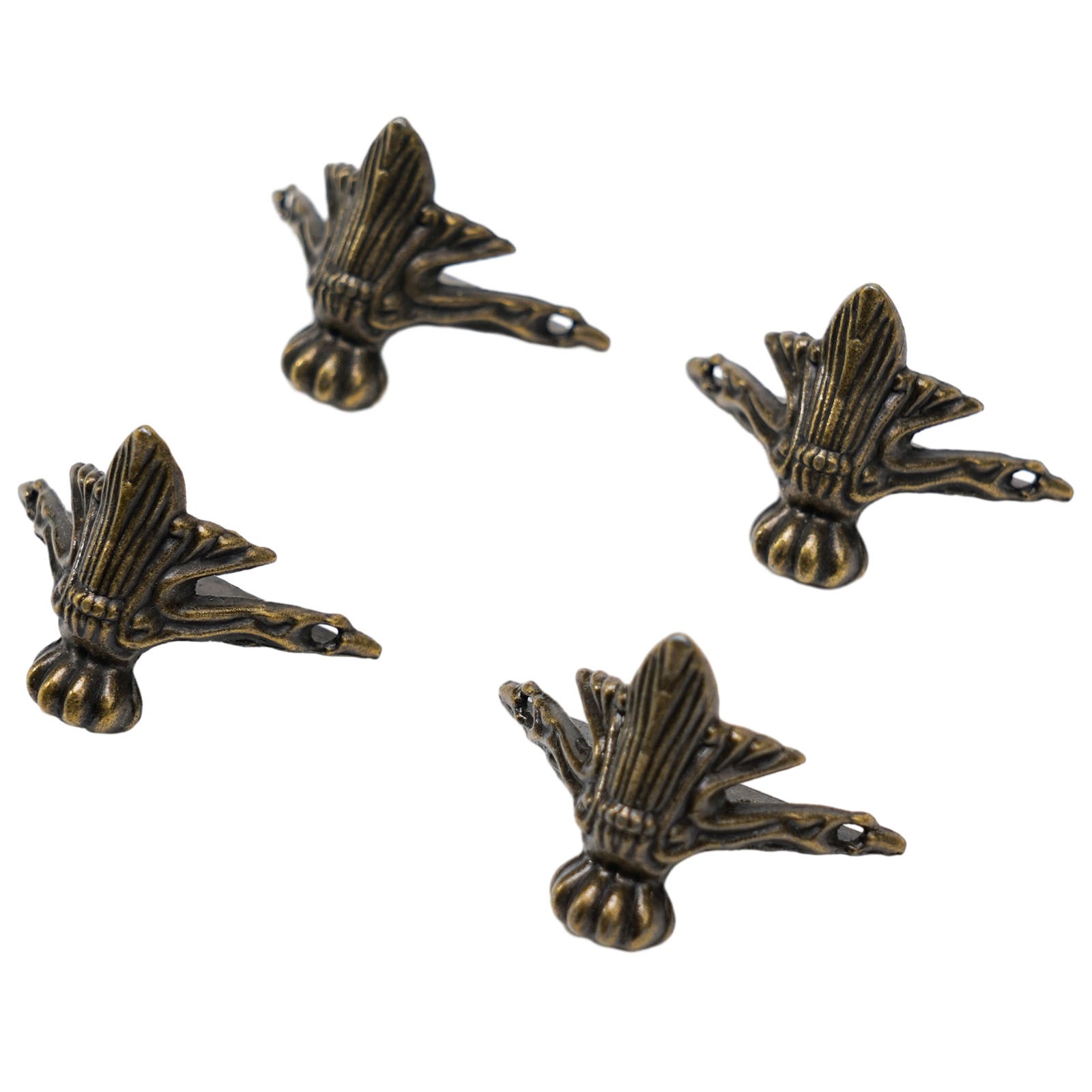 Home Corner Protector Box Decorative Zinc Alloy 42x30mm 4PCS Accessories