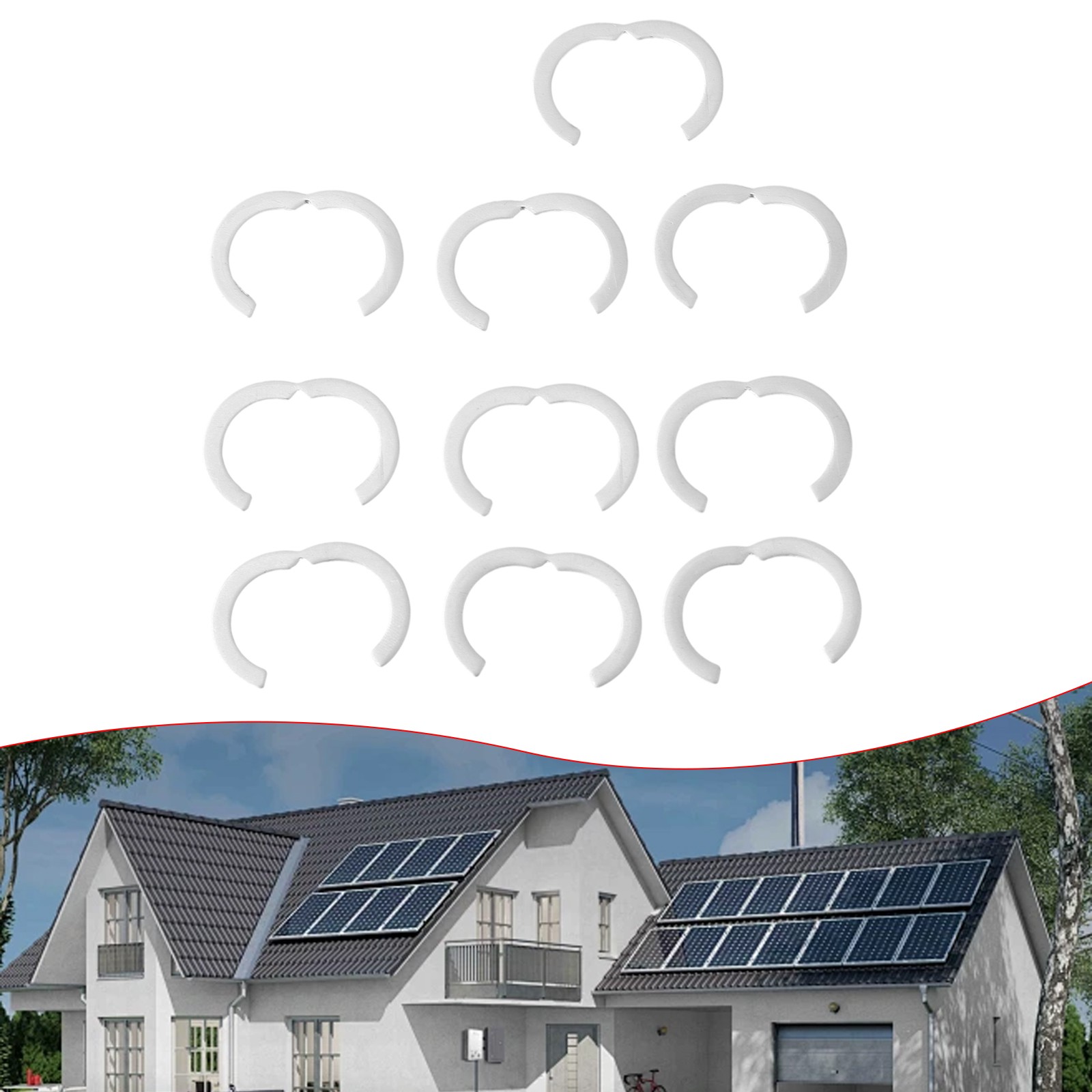 Anneaux Segment de Haute soldes Qualit�� Panneaux Solaires DN32 Am��lioration Habitat T