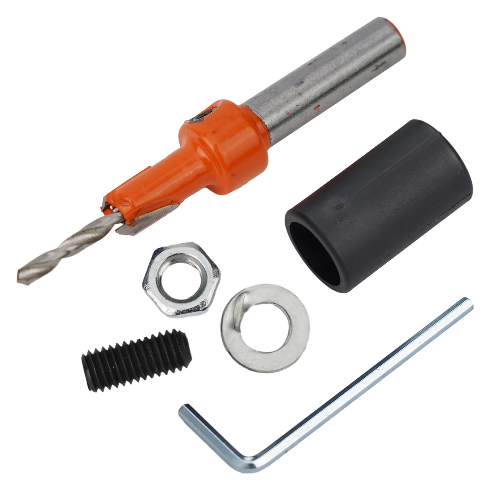 Versatile Woodworking Countersink Drill Bit Set with Adjustable Depth Stopper - Picture 44 of 70
