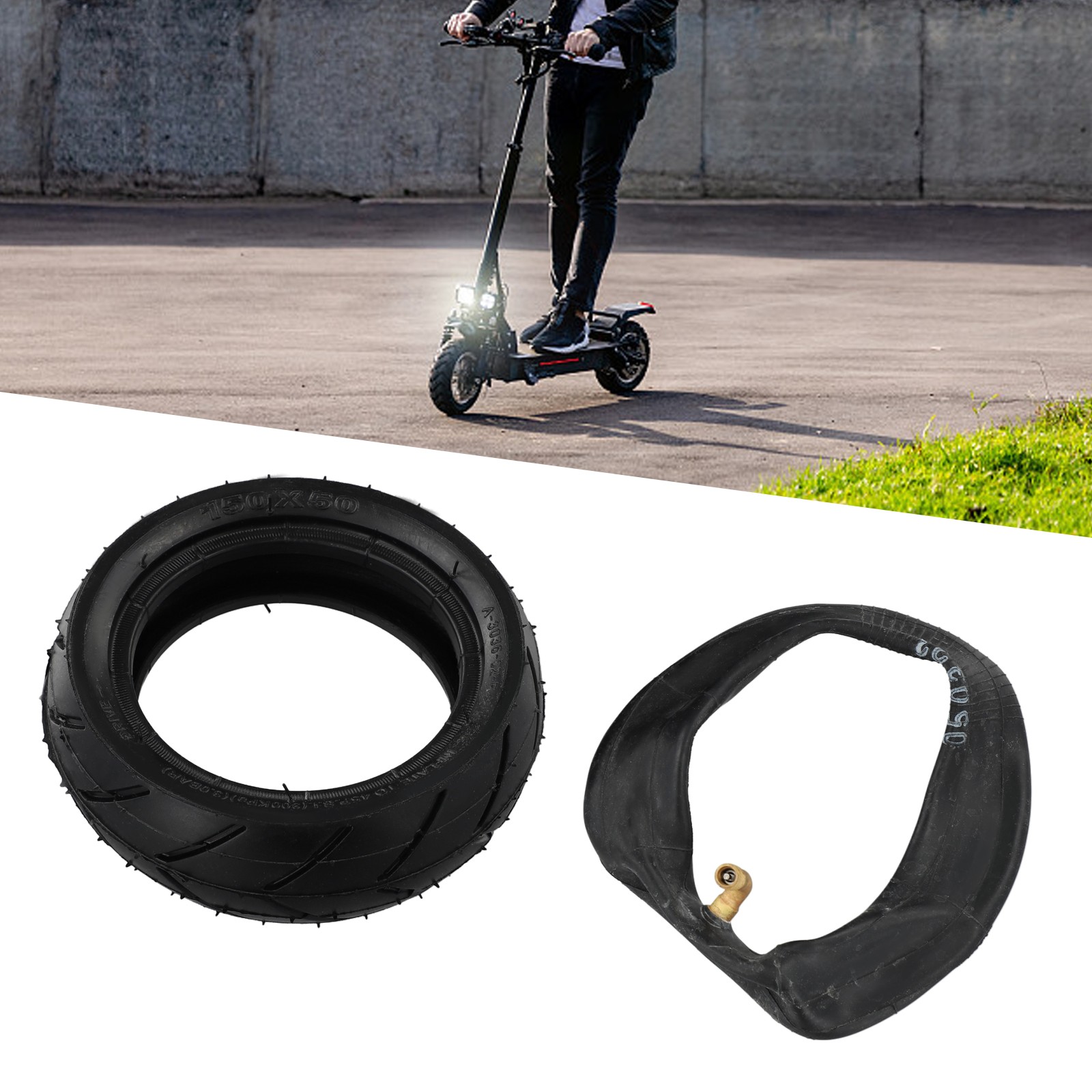 6 Inch 150x50 Inner/Tube& Outer Tire For Small /Surfing Electric Skateboard /new - Picture 45 of 46