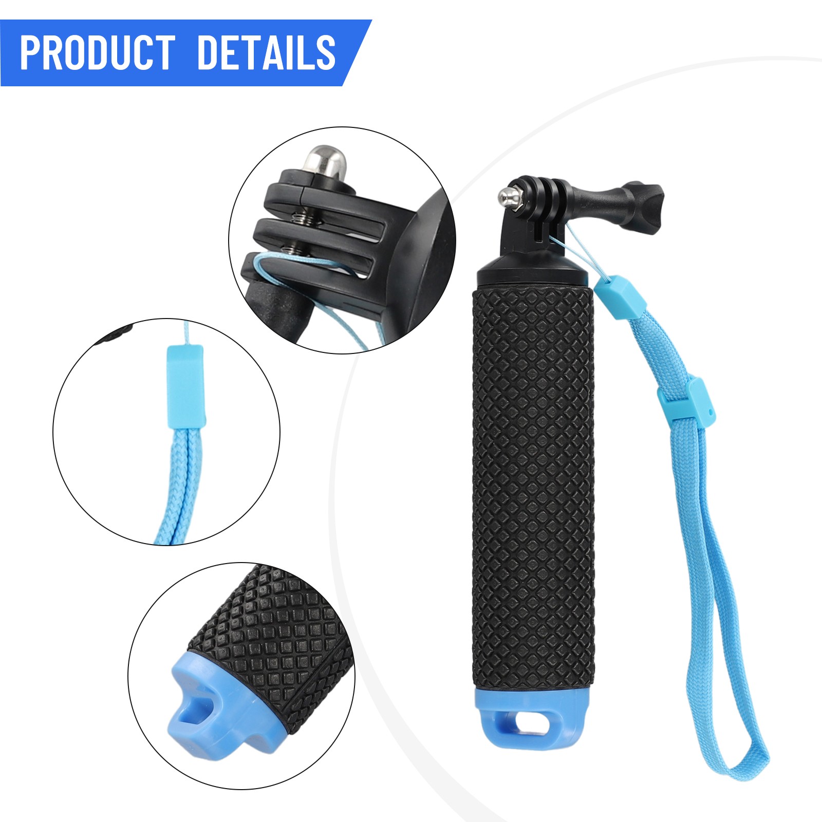 Sport Camera Handle For Surfing Net Weight: 74.7 Grams Product Size: 18*4 Cm - Picture 17 of 30