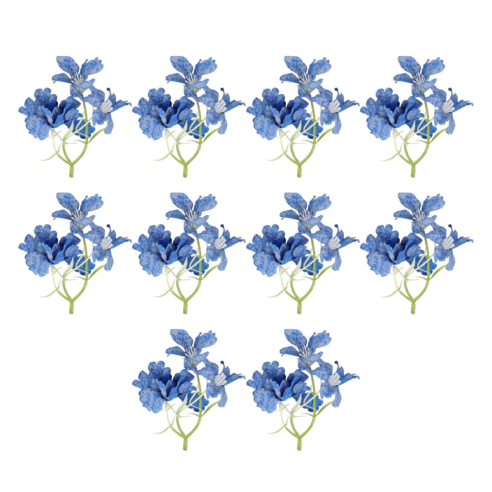Mejora tu hogar con accesorios decorativos simulados de tres flores pequeñas - Imagen 22 de 24