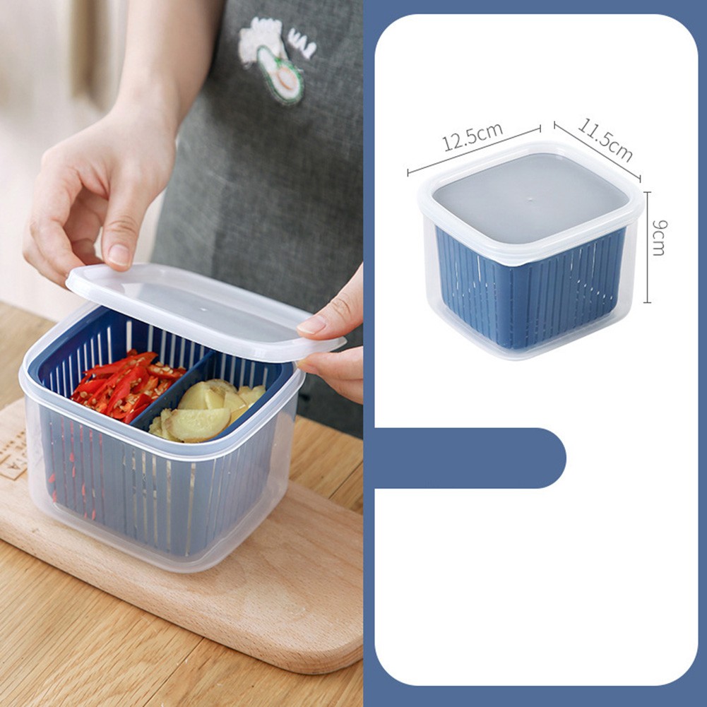 Convenient Berry Storage Bin with Air Circulation for Freshness Dishwasher Safe